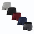 Wholesale Men's Boxer Briefs Anti Static Breathable Mid Rise Classical Knitted Underwear