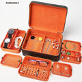 Travel PU Leather PVC Zip Lock Velvet Ziplock Jewelry Boxes and Bags Jewelry Bag Organizer Bags for Jewelry Organza