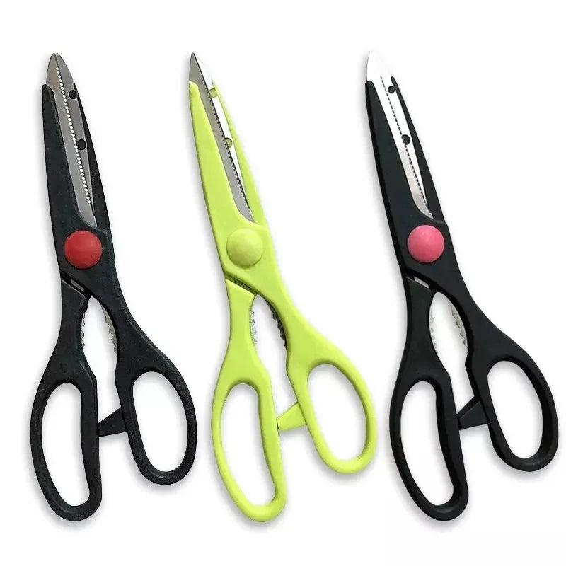 Magnetic Kitchen Scissors Holder Multi-purpose Shears Professional Cutting Vegetable Stainless Steel Kitchen Scissors