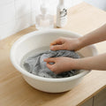 SHIMOYAMA Wholesale Round Circular Large Plastic Bathroom Hand Washing Basin