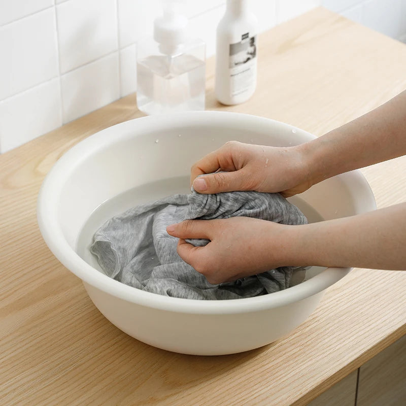 SHIMOYAMA Wholesale Round Circular Large Plastic Bathroom Hand Washing Basin
