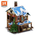Novatown for Mould King 16011 Christmas House Baustein Leuchten TikTok Inspired Educational Model Toy Gift for Children