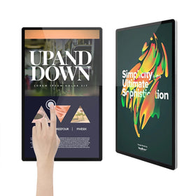 Wall Mount Indoor Digital Signage 4K Screen Lcd Digital Display Advertising for Restaurant Coffee Bar