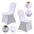 Custom Color Chair Cover Elastic Reusable Stretch Dining Party Event Spandex Chair Covers for Wedding Banquet