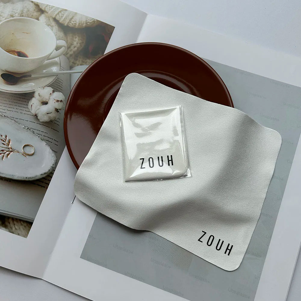 Wholesale High Quality Custom Size Glasses Cloth logo Lens Polishing Cloth
