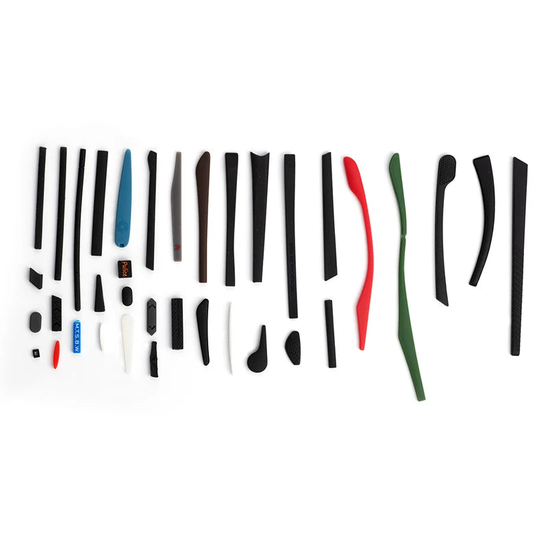 End Tip Eyewear Sunglasses Glasses Custom Logo Part Acetate Sleeves Silicone Temples Tips for Eyeglasses