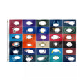 All for NFL Team Custom 3*5ft 100% Polyester Flag with Premium Copper Buckle Promotional Product with Custom Logo