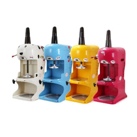 Hot Sale Korean Bingsu Powder Electric Ice Crusher Outdoor Snow Ice Shaver Machine 90kg/h Stainless Steel Blade 350W