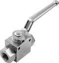 High Pressure Ball Valve 3/8 Inch Quick Connect Shut off Valve for Power Washer Hose 4500 PSI