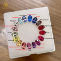 Lab Grown Ruby & Synthetic Royal Blue Aquamarine Pink Green Yellow Lab Sapphire for Jewelry Making