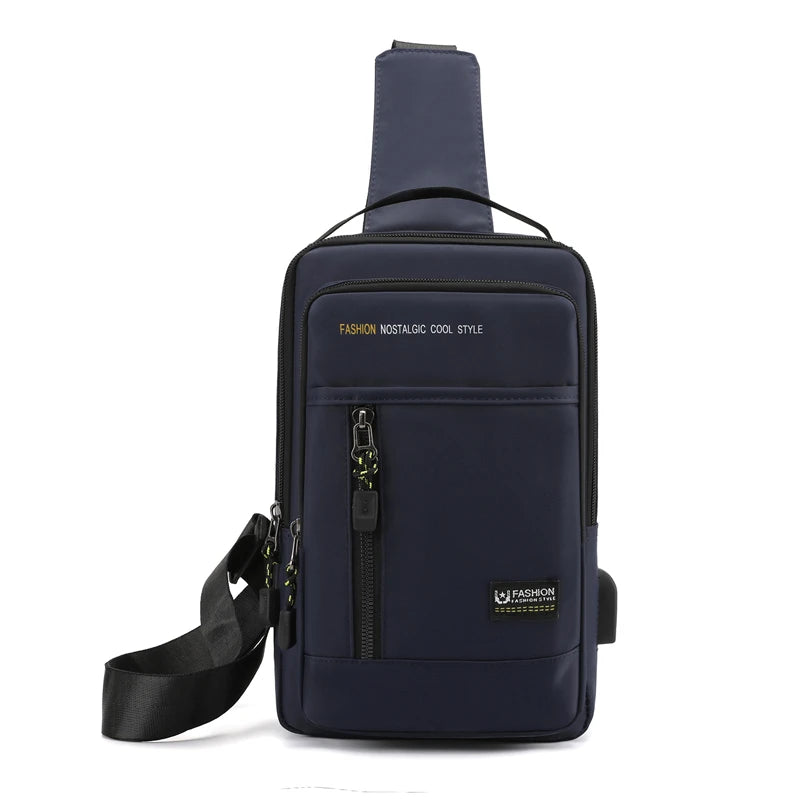 Outdoor Sports Travel Lightweight Sling Chest Shoulder Messenger Crossbody Bag