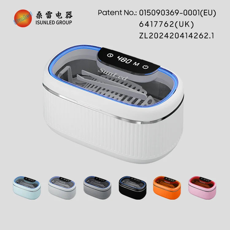 Sunled New Design Commercial Household Cleaning Machine Cleaner Digital Ultrasonic Cleaner for Jewelry Watch Glasses