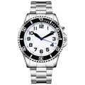 English Talking Watch for Man Speaks the Time Date or Alarm Time Suitable for Elderly People and Visually Impaired People