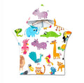 Xingyue Microfiber Knitted Custom Logo Design Kids Hooded Baby Beach Bath Towels Poncho Compressed Quick-Dry Strong Water