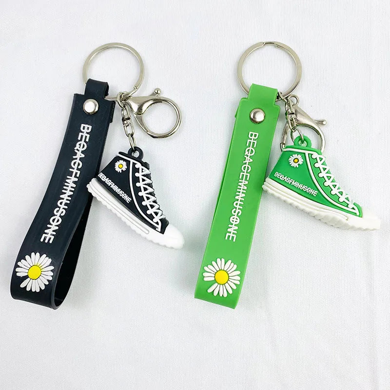 PVC Rubber Material 3D  Shoe Customizable Keychain