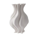 Modern Style 3D Printed Ceramic Vase Aomesi Omaysn Cross-Border Home Decor White Simple Design with Matt Glaze for Desktop