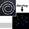 Hip Hop Jewelry 5mm 925 Sterling Silver VVS Moissanite Diamond Glow in the Dark Black Panther Charm Tennis Chain Necklace