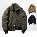 Hot Selling  Fashion pilot  Jacket  With Fur Lining Men'S  Bomber Jacket