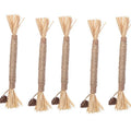 Silvervine Cat Mint Teasing Cat Stick Teasing Cat Toy Grinding Teeth Chewing Stick for Teasing Molar Exercise