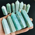 Wholesale Natural Healing Blue Crystal Gemstone Tower Amazonite Point For Gift