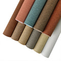 High Quality PU Faux Leather Imitated Knit Linen Pattern Embossed Design Plain Solid Color Soft Artificial Chunky Sofa Furniture