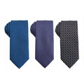 New Shengzhou Manufacturer Polyester Blue Ties for Men OEM Necktie Silk With Private Label
