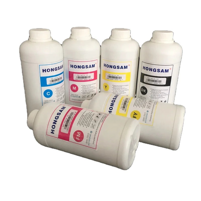 Hongsam 1000ML Heat Transfer Ink Dye Sublimation Ink for Epson F6070 F6200 F7070 F9370