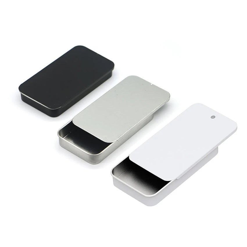 Wholesale Custom Color logo Metal Container Push-pull Iron Box Candy Box Tin Box