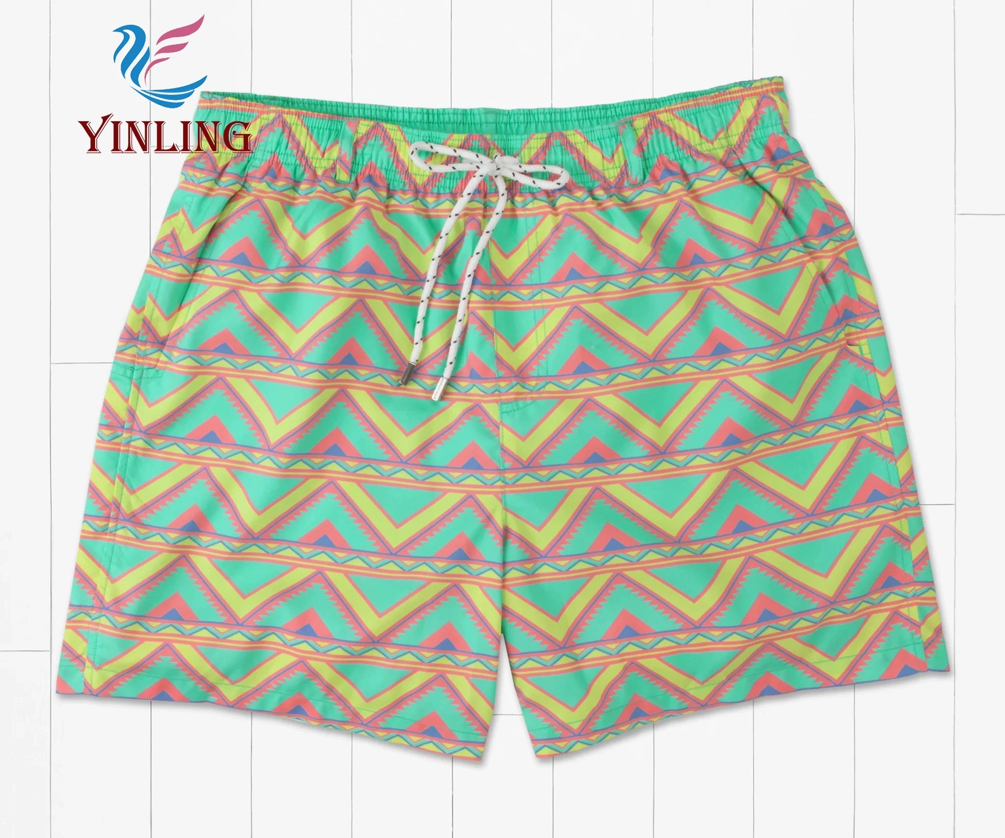 Mens Swim Shorts No Mesh Customized Swimming Shorts for Men Sports