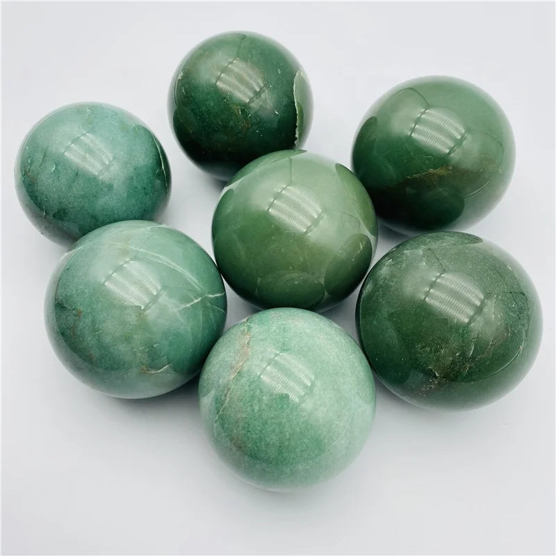 Wholesale Natural Green Aventurine Quartz Crystal Ball Spheres Healing for Decoration