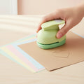 Paper Punch 50mm Custom Embossing Puncher Machine for Children's Craft Paper Puncher Machine
