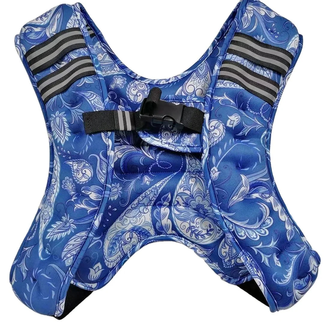 FDFIT Adjustable Custom Pattern Weight Vest 5-30KG for Running Vset  Training Gym Fitness Equipment