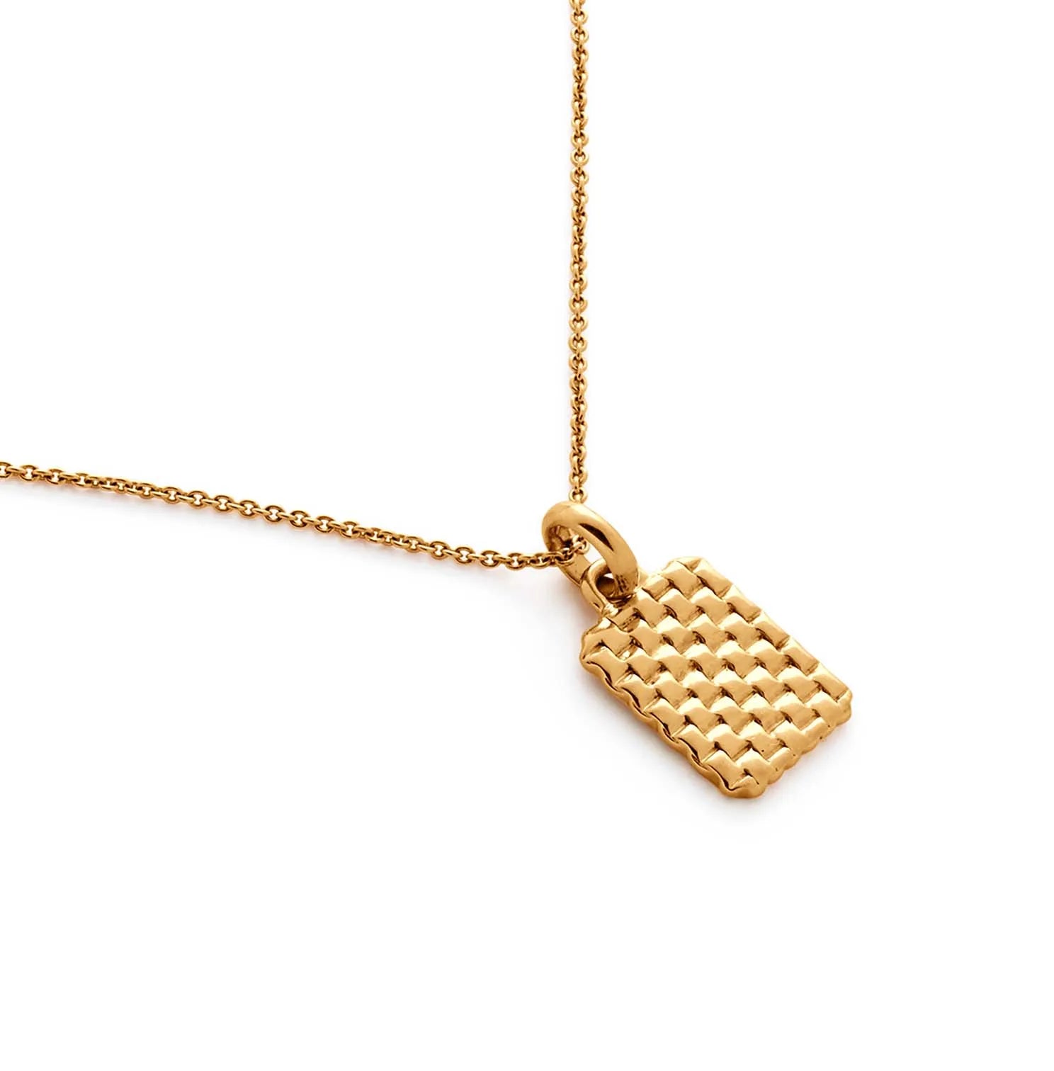 For Modern Trendy Custom Fine Fashion Jewelry for Women 925 Sterling Silver 14K Gold & Rhodium Plated Square Chain Necklace
