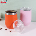Stainless Steel Insulated Coffee Cup Double Wall Travel Mug with Lid for Cold & Hot Drinks Customizable Tumbler for Office