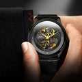 Custom Logo Hot Selling Skeleton Automatic Luxury Mechanical Men Watch OEM Brand