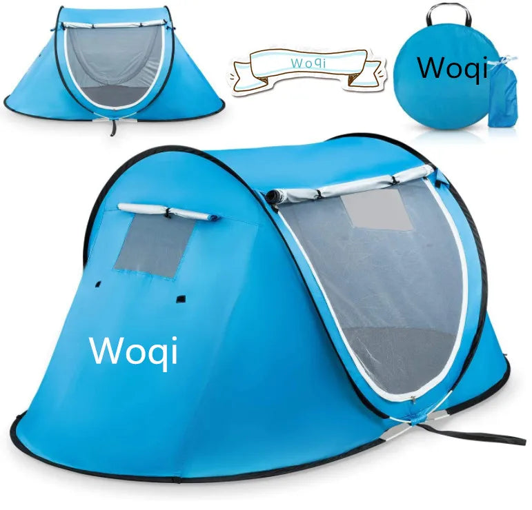 Woqi New Design 2 Person Waterproof Pop-up Portable Shelter Tent Insulated Ice Shelter Fishing Tent