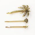 Three Piece Set Personalized Fashion Beach Wind Coconut Shell Sea Star Hairpin Exquisite Side Clip Wholesale