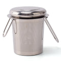Extra Fine Mesh Strainer Brewing Basket Folding Handle Stainless Steel Tea Infuser With Lid