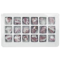 18pcs Natural Raw Stone Pink Tourmaline Irregular Shape Healing Gemstone Reiki Crystal Specimen
