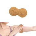 Cork Peanut Massage Ball & Roller Set with Eco-friendly Non-Slip Design for Muscle Massage Gym & Sports