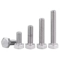 DIN933 A4-80 316 Stainless Steel Hex Head Full Thread Bolt Metric System M10 M12 External Hexagon Head Fully Threaded Screw