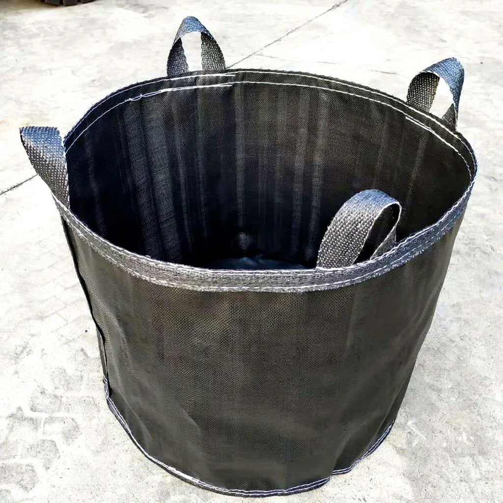 HOKBG Permeable High Strength lush Roots 50 Gallon Plastic Nursery Pots Flower Grow Bags for Rhododendron Flowers