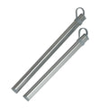 Camping Cutlery Set Titanium Chopsticks Titanium Fork Spoon Drinking Straw Cleaning Brush with Aluminum Storage Tube Case