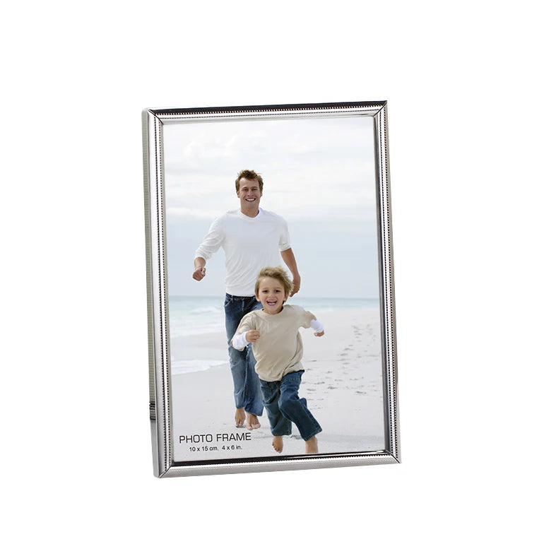 Modern Iron Silver Plated Eco-Friendly Home Decorative Photo Frame