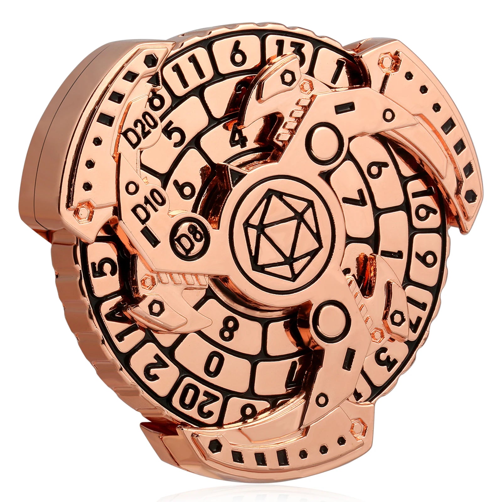1-in-1 Polyhedral Metal Dice Set with Compass and Gift Box for Dungeons & Dragons