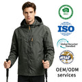 Wholesale Hot Sale Men Tactical Jacket Clothing Manufacturers Custom Zip up Hiking Trench Coat for Men