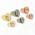 Deepeel BF810 25mm Arch D Ring Side Clip Buckle Handbag Hardware Accessories Bag Chain Connector Heart Hanging Hook