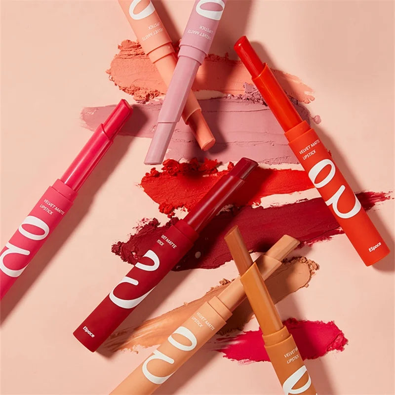 Free Sample Private Label Makeup Wholesale 12 Colors Velvet Matte Luxury Lipstick Waterproof And Sweat-proof Lipstick Cosmetics