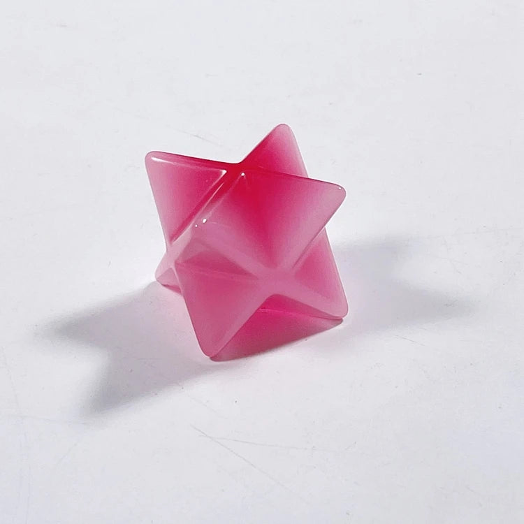 Huiying Wholesale Pink Opal Merkabas Handmade Decorative