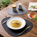 Felt Placemats Set of 6pcs Table Mats Non slip Heat Resistant Place Mats for Wool Felt Table Mat